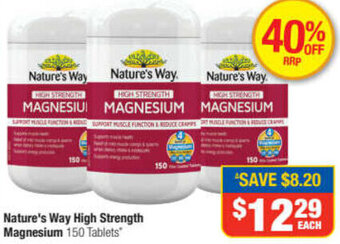 Direct Chemist Outlet Nature's Way High Strength Magnesium offer