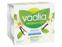 Coles Vaalia Probiotics Yoghurt 4x150g offer