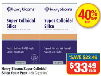 Direct Chemist Outlet Henry Blooms Super Colloidal Silica Value Pack offer