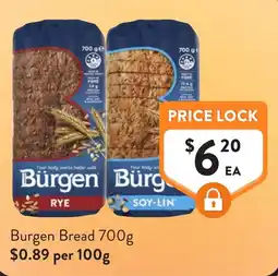 Foodworks Burgen Bread offer