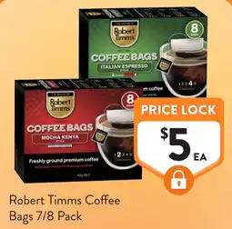 Foodworks Robert Timms Coffee Bags offer