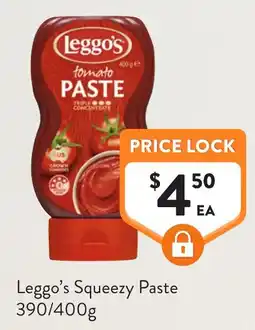 Foodworks Leggo's Squeezey Paste offer