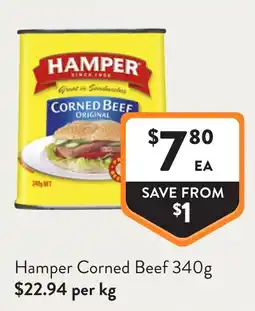 Foodworks Hamper Corned Beef offer