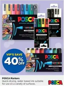 Spotlight POSCA Markers offer