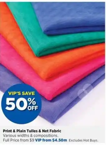 Print & Plain Tules & Net Fabric