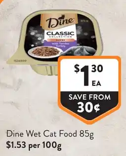 Foodworks Dine Wet Cat Food offer