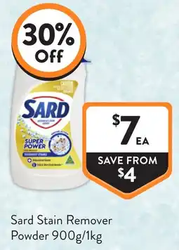 Foodworks Sard Stain Remover Powder offer