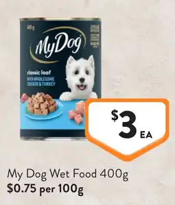 Foodworks My Dog Wet Food offer