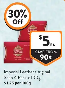 Foodworks Imperial Leather Original Soap offer