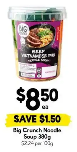 Drakes Big Crunch Noodle Soup offer