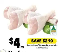 Drakes Australian Chicken Drumsticks offer