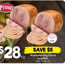 Drakes Primo Australian Ezy Carve Leg Ham offer