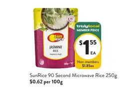 Foodworks SunRice Jasmine Rice offer