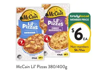McCain Lil' Pizzas