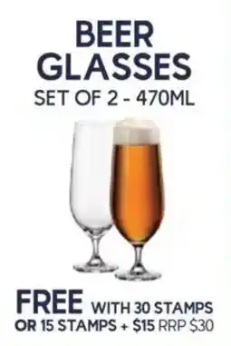 Drakes Beer Glasses offer