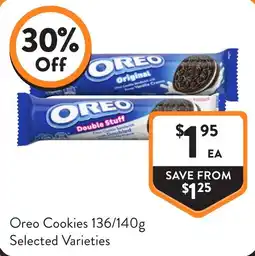 Foodworks Oreo Cookies Selected Varieties offer