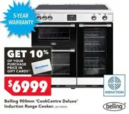 Harvey Norman Belling 900mm 'CookCentre Deluxe' Induction Range Cooker offer