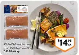 Foodworks Global Salmon Portions offer