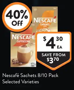 Foodworks Nescafé Sachets offer