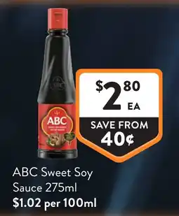 Foodworks ABC Sweet Soy Sauce offer