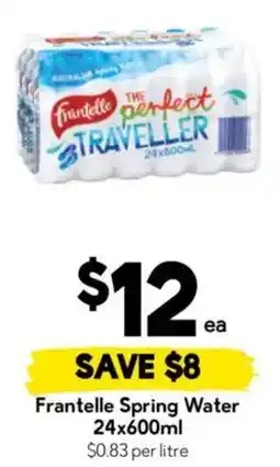 Drakes Frantelle Spring Water offer