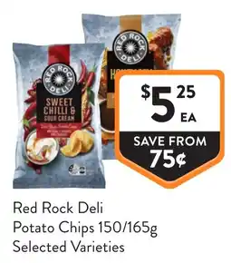 Foodworks Red Rock Deli Potato Chips offer