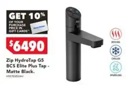 Harvey Norman Zip HydroTap G5 BCS Elite Plus Tap - Matte Black offer