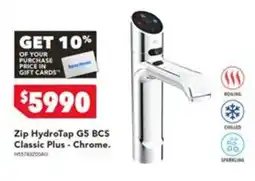 Harvey Norman Zip HydroTap G5 BCS Classic Plus - Chrome offer
