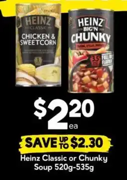 Drakes Heinz Classic or Chunky Soup offer