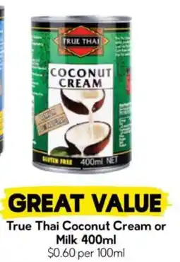 Drakes True Thai Coconut Cream offer