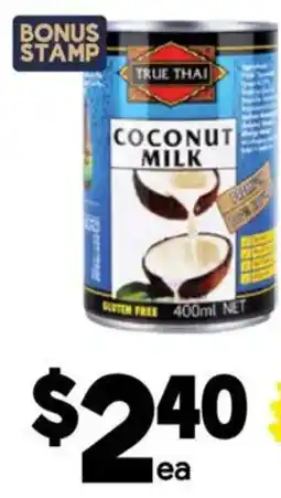 Drakes True Thai Coconut Milk offer