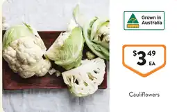 Foodworks Cauliflowers offer