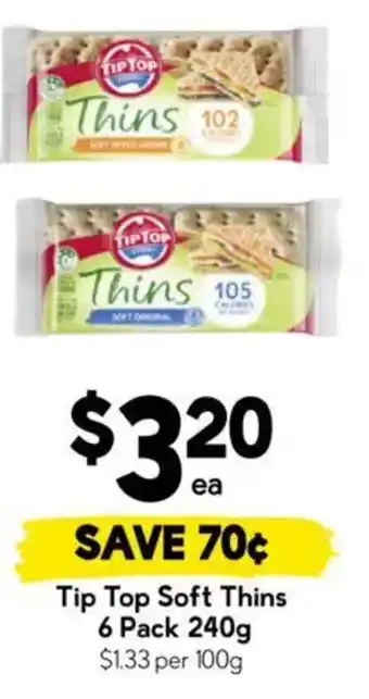 Drakes Tip Top Soft Thins offer