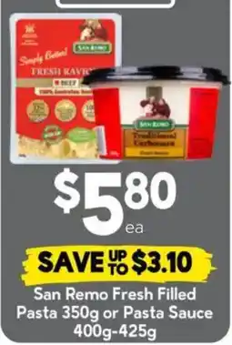 Drakes San Remo Fresh Filled Pasta offer