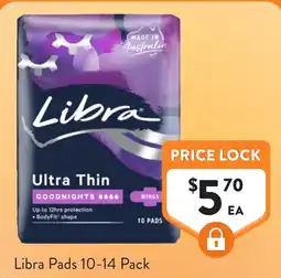 Foodworks Libra Pads 10-14 Pack offer