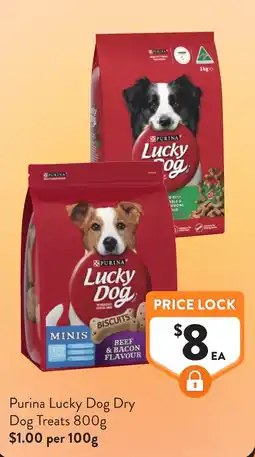 Foodworks Purina Lucky Dog Dry Dog Treats offer