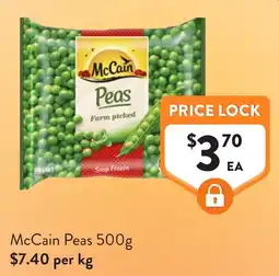 Foodworks McCain Peas offer