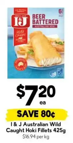 Drakes I & J Australian Wild Caught Hoki Fillets offer