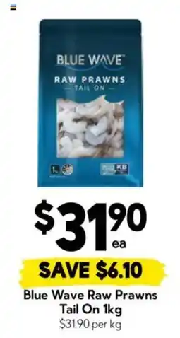Drakes Blue Wave Raw Prawns Tail On offer