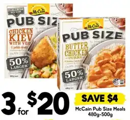 Drakes McCain Pub Size Meals offer