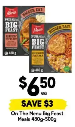 Drakes On The Menu Big Feast Meals offer