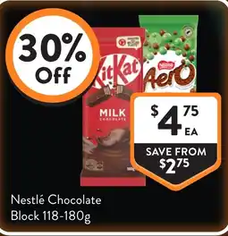 Foodworks Nestlé Chocolate Block offer