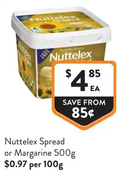 Foodworks Nuttelex Spread or Margarine offer