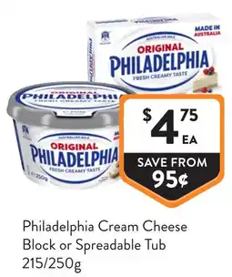 Foodworks Philadelphia Cream Cheese offer