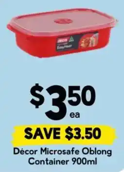 Drakes Décor Microsafe Oblong Container offer