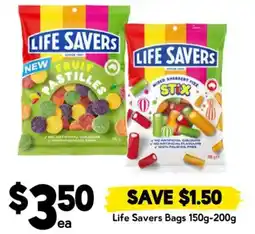 Drakes Life Savers Bags offer