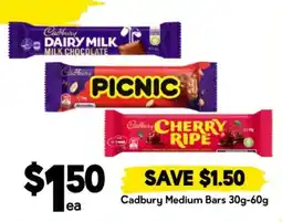 Drakes Cadbury Medium Bars offer
