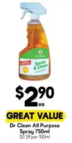 Drakes Dr Clean All Purpose Spray offer