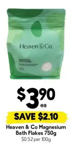 Drakes Heaven & Co Magnesium Bath Flakes offer
