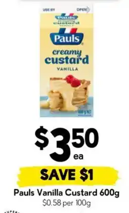 Drakes Pauls Vanilla Custard offer